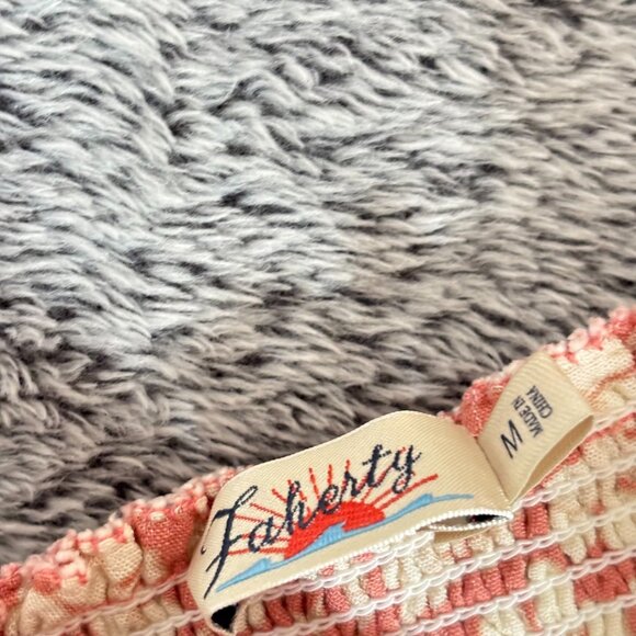 Faherty Renata Jumpsuit Medium Floral Fairy Coquette Festival Boho Western 19143 - Picture 6 of 13